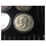 (4) Eisenhower Dollars - Including 1971 & Bicentennial