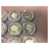 (10) National Collectors Mint "Copy" Coins/Commemorative Rounds