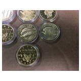 (10) National Collectors Mint "Copy" Coins/Commemorative Rounds