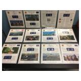 (12) State Quarter - Stamp - Collectable Boards