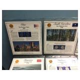 (12) State Quarter - Stamp - Collectable Boards