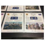 (12) State Quarter - Stamp - Collectable Boards