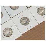 (9) Buffalo Nickels - 1915-16-18-19-23-27-29