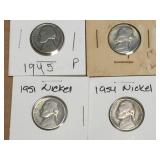 (11) Old Nickels 1939-1955