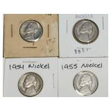 (11) Old Nickels 1939-1955