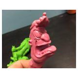 (2) Vintage Nutty Mads Figures - Louis Marx & Co.