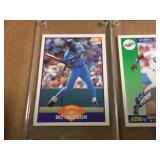 Bo Jackson - Darryl Strawberry - Cal Ripken Baseball Cards