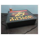 Budweiser "True Music" - Light Up Sign - Works!