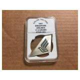 1947 Singapore Airlines 17.2 Grams Sterling - Commemorative Tail Fin