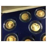 National Collectors Mint - Gold Coin Tribute Set