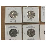 Variety Washington Collector Quarters