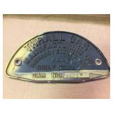 Vintage Thrall Car Manufacturing Co - Railroad Car - Build Plate