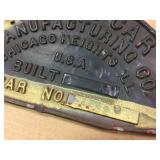 Vintage Thrall Car Manufacturing Co - Railroad Car - Build Plate