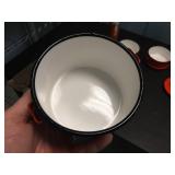 Vintage Railroad? Enamel Stacking Lunch Pail