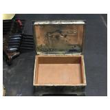 Group Vintage Metalwares - Bells - Brass - Box with 1834 Coin