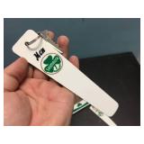 Shamrock - Porcelain/Enamel Restroom Signs/Keys