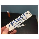 Vintage Pabst - Porcelain Crate Tag/Restroom Keys