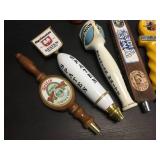 8 Vintage Fancy Beer Tap Handles
