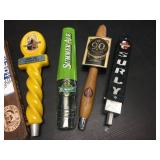 8 Vintage Fancy Beer Tap Handles