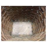 Vintage Woven Trappers Basket 16" x 13" x 20" - Neat!