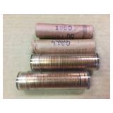 4 Rolls Pennies from 1960