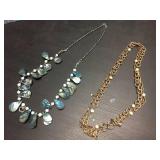 (2) Necklace - Freshwater Cultured Pearls & Abalone/Pearls/Hematite