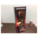 Ronald Reagan Doll with Related Presidential Coins
