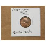192? Lincoln Wheat Penny - Ghost Date?