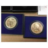 (2) National Bicentennial Medals - (3) American Revolution Medals