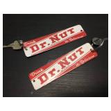 Vintage Dr Nut - Porcelain Crate Tags/Restroom Keys
