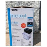 ROYAL MICROCUT 14 SHEET PAPER SHREDDER