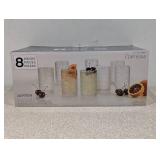 FORTESSA 8PC. JUPITER CLEAR TUMBLERS