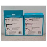 2PKS. FOSTER GRANT +1.75 FLEXIBLE PLASTIC READERS (3 PER PACK)