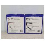 2PKS. FOSTER GRANT +2.50 FULL RIM FASHION/PLASTIC READERS (3 PER PACK)