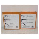 2PKS. FOSTER GRANT +1.25 FULL RIM METAL READERS (3 PER PACK)