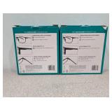 2PKS. FOSTER GRANT +2.00 FLEXIBLE PLASTIC READERS (3 PER PACK)