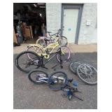 (6) ASSORTED BIKES & PARTS