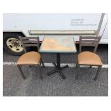 TABLE AND CHAIRS (2)