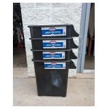 4 KINGSFORD CHARCOAL STORAGE DISPENSER
