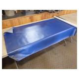 Blue Vinyl Fabric