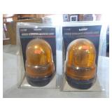 2 Grip Amber Revolving Warning Lights