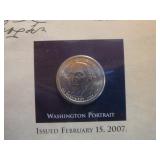 United States Presidents Coin Collection and George Washington Stamp and Coins