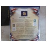 United States Presidents Coin Collection and George Washington Stamp and Coins