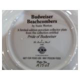 6 Danbury Mint Pride of Budweiser and Bass Beauties Decorative Plates