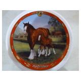 6 Danbury Mint Pride of Budweiser and Bass Beauties Decorative Plates