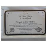 8 Bradford Exchange Forever in Our Hearts Decorative Plates