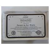 8 Bradford Exchange Forever in Our Hearts Decorative Plates