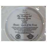 10 Bradford Exchange Titanic: Queen of the Ocean Decorative Plates
