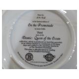 10 Bradford Exchange Titanic: Queen of the Ocean Decorative Plates