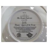 10 Bradford Exchange Titanic: Queen of the Ocean Decorative Plates